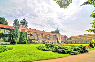  Polonya 'daki Lubomirski ve Potocki Kalesi                              