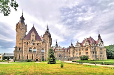 The Moszna Castle   historic castle and palace located in the small village of Moszna, in southwestern Poland.                                