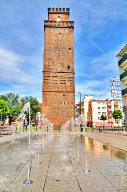 The Zibice Tower (Zibice Gate Tower, German: Mnsterberger Turm) , one of two preserved medieval gate towers in the defensive walls of Nysa.