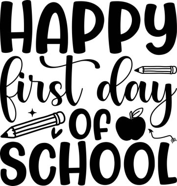 Okulun ilk günü kutlu olsun SVG Tasarım