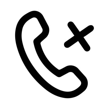 Telefon çağrısı Simge tasarımı ve vektör illüstrasyonu.