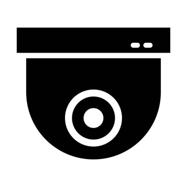 CC Kamera Simgesi tasarımı ve vektör illüstrasyonu.