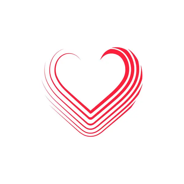 Heart Love Icon Design Vector Illustration — Stock Vector