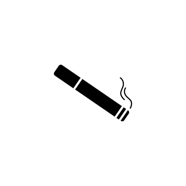 タバコと煙アイコンのデザインとベクターイラスト — ストックベクタ