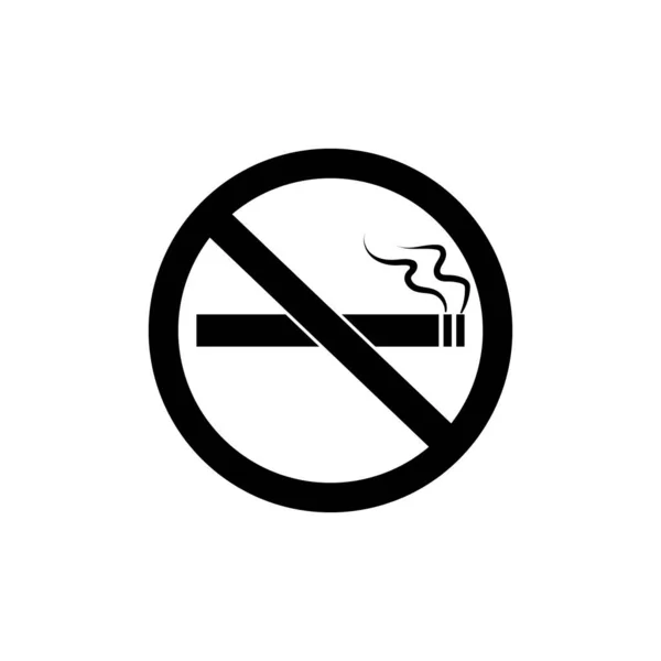 タバコと煙アイコンのデザインとベクターイラスト — ストックベクタ