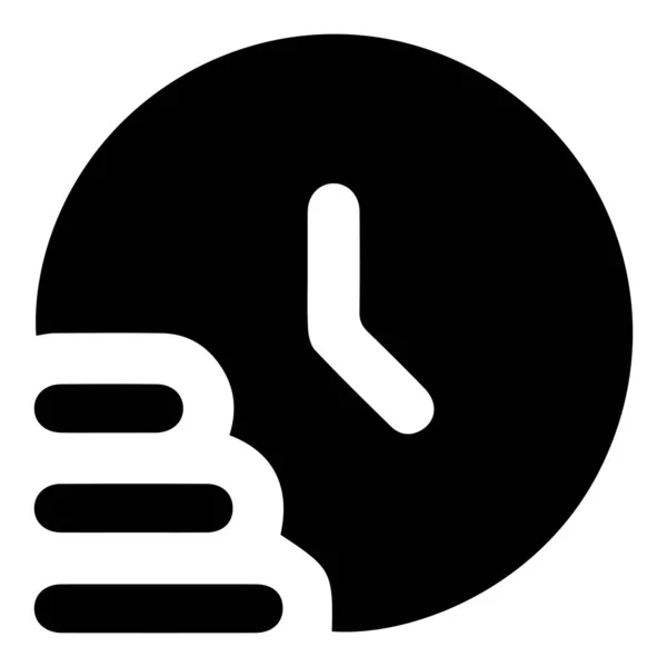 Stopwatch Icoon Ontwerp Vector Illustratie — Stockvector