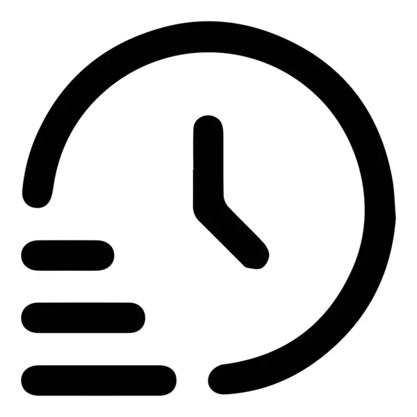 Cronometro Icona Disegno Illustrazione Vettoriale — Vettoriale Stock