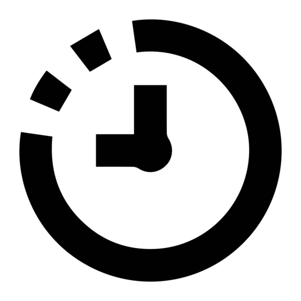 Stoppuhr Icon Design Und Vektor Illustration — Stockvektor