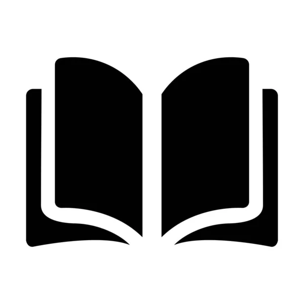 Kitap Simgesi tasarımı ve vektör illüstrasyonu.