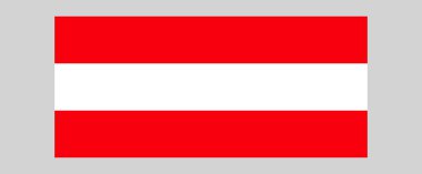 Avusturya Resim Arkaplan Tasarımı Bayrağı.