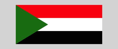 Resim arkaplan tasarımının Sudan Bayrağı.