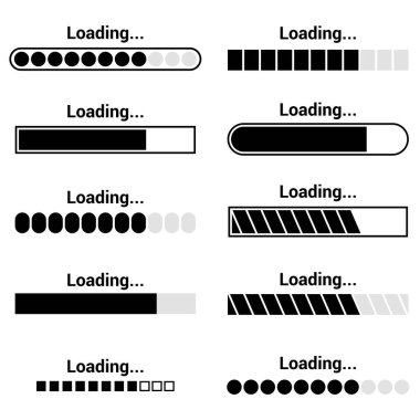 Simge sistemi yazılım güncelleme ve yükseltme kavramı seti.