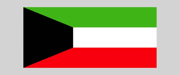Kuwait Bandiera Illustrazione Disegno Sfondo — Vettoriale Stock