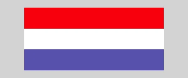 Nederland Vlag Van Illustratie Achtergrond Ontwerp — Stockvector