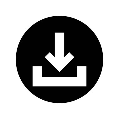 Simge sembolü beyaz arkaplan indir.