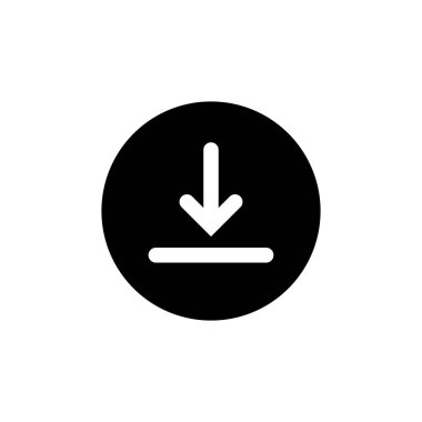 Simge sembolü beyaz arkaplan indir.