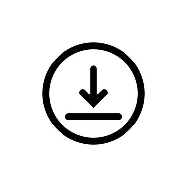 Simge sembolü beyaz arkaplan indir.