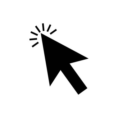 Beyaz arkaplan tasarımında seçim simgesi çizimi.