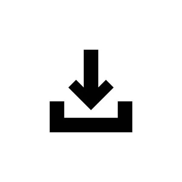 Télécharger Icône Symbole Vecteur Fond Blanc — Image vectorielle