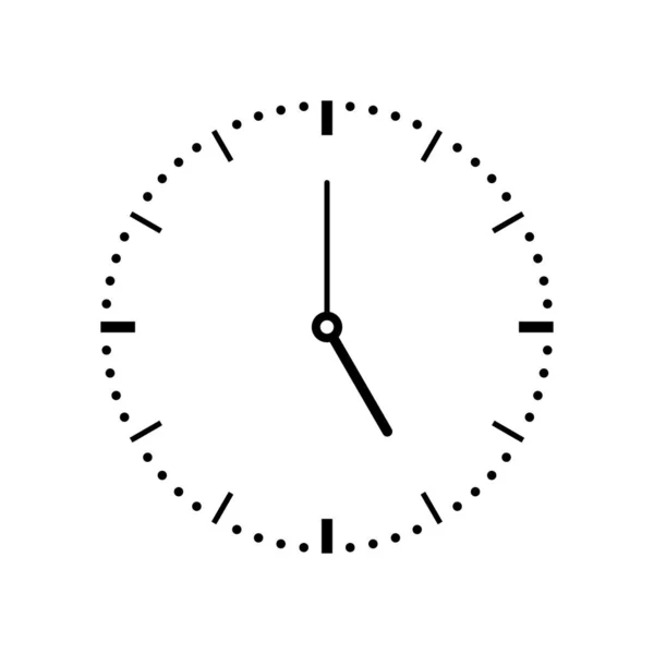 时间和时钟图标矢量插图设计模板 — 图库矢量图片