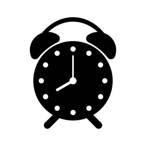 Symbol Für Die Uhrzeit Isoliert Auf Weißem Hintergrund — Stockvektor