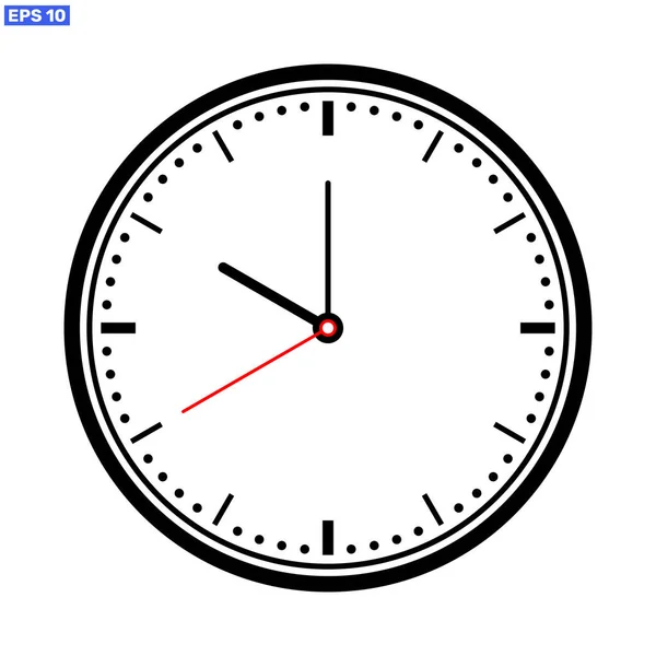 Символ Годинника Ізольовано Білому Фоні — стоковий вектор