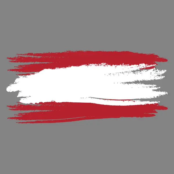 Lackieren Sie Freche Kunst Flagge Lettlands — Stockvektor