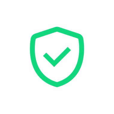 Güvenlik kalkanı simgeleri, güvenlik kalkanları vektör illüstrasyon tasarımı.