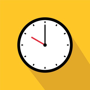 Beyaz arkaplan tasarımında izole edilmiş saat zaman simgesi 10 simgesi.
