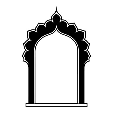 Ramazan Kareem simgesi beyaz arkaplan tasarımı.