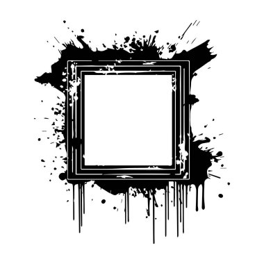 Çerçeve beyaz arkaplanda izole edilmiş. Vektör illüstrasyonu.