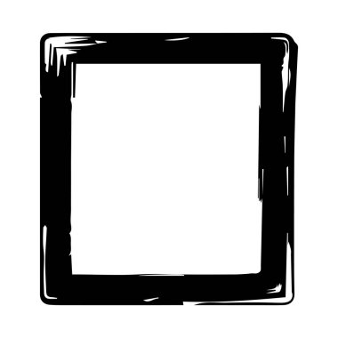 Çerçeve beyaz arkaplanda izole edilmiş. Vektör illüstrasyonu.