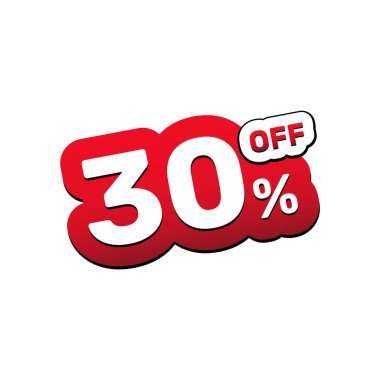 Yüzde 30 indirim, afiş şablonları, özel satış promosyonları.