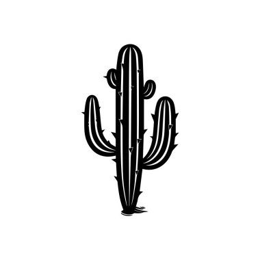 Kaktüs ağacı koleksiyonu flora tasarım vektör sanatı.
