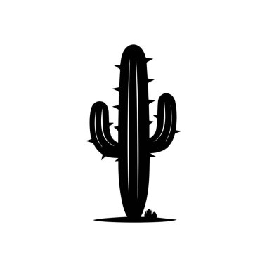 Kaktüs ağacı koleksiyonu flora tasarım vektör sanatı.