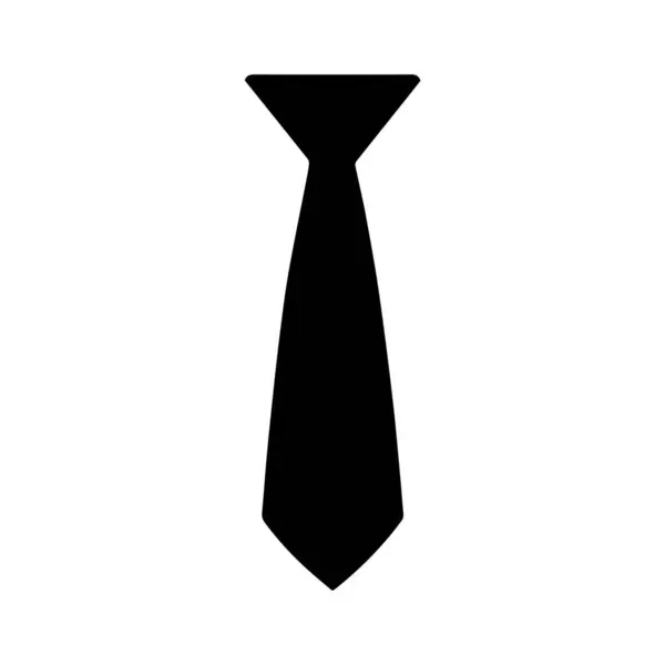 Tie Icon Isolated White Background Vector Design — Stock Vector