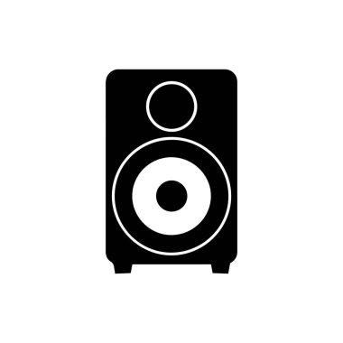 Sözcü simgesi beyaz arkaplanda izole edildi. Vektör illüstrasyonu.