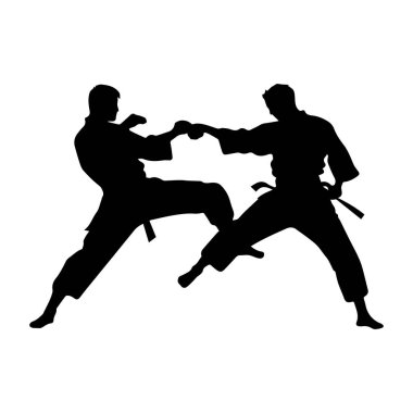 Dövüş sanatları güçlü dövüşçü. Ninja güç vektör tasarımı.