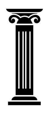 Sütun simgesi oluşturma tarihi vektör tasarımı.