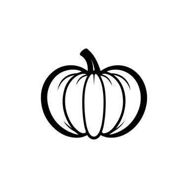 Balkabağı doğal sebze organik vektör tasarımı.