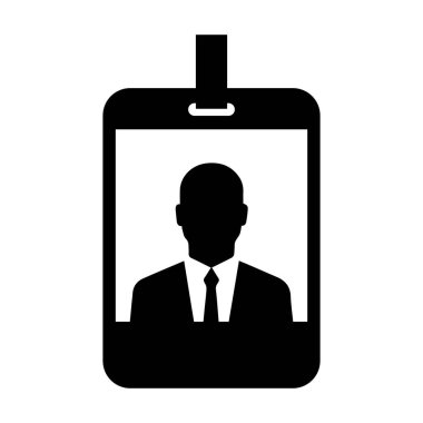 İsim kartı ve fotoğraf simgesi vektör tasarımı.