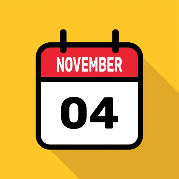 Kalender November Vector Illustratie Achtergrond Ontwerp — Stockvector