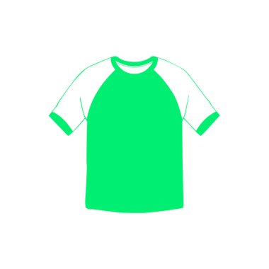 Gömlek kumaşı simgesi ön biçim vektör tasarımı moda.