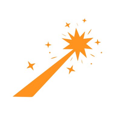 Kayan Yıldız simgeleri uzay elementi gece galaksisi tasarımı.