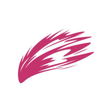 Fırça darbeleri vektör el çizimi. Beyaz arkaplanda izole.