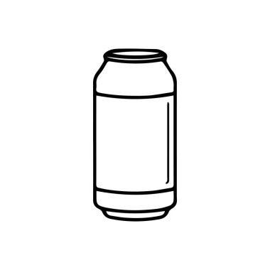 Şişe simgesi beyaz arkaplan, satır biçimi, vektör illüstrasyon sembolü tasarımı.