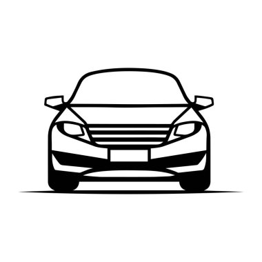 Araba ikonu koleksiyonu. Sembol vektör şekil tasarımı.