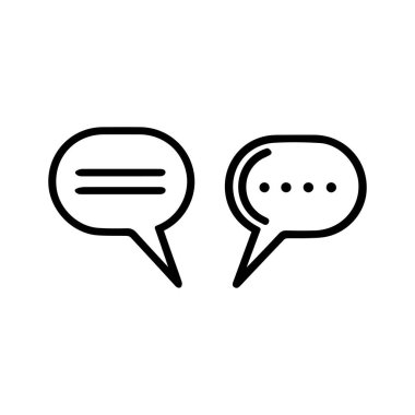 Kabarcık vergisi sohbet kutusu iletişim aracı tasarımı.