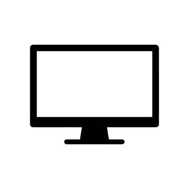 Eğri görünümlü siyah simge ekranı elektronik bilgisayar tasarımı.