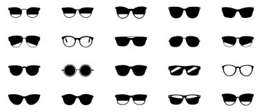 Güneş gözlüğü siyah ikon moda stil göz klasik güzel arka plan tasarımı.